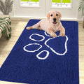 Homaxy Chenille Dog Door Mat – Super Absorbent Non-Slip Washable Rug
