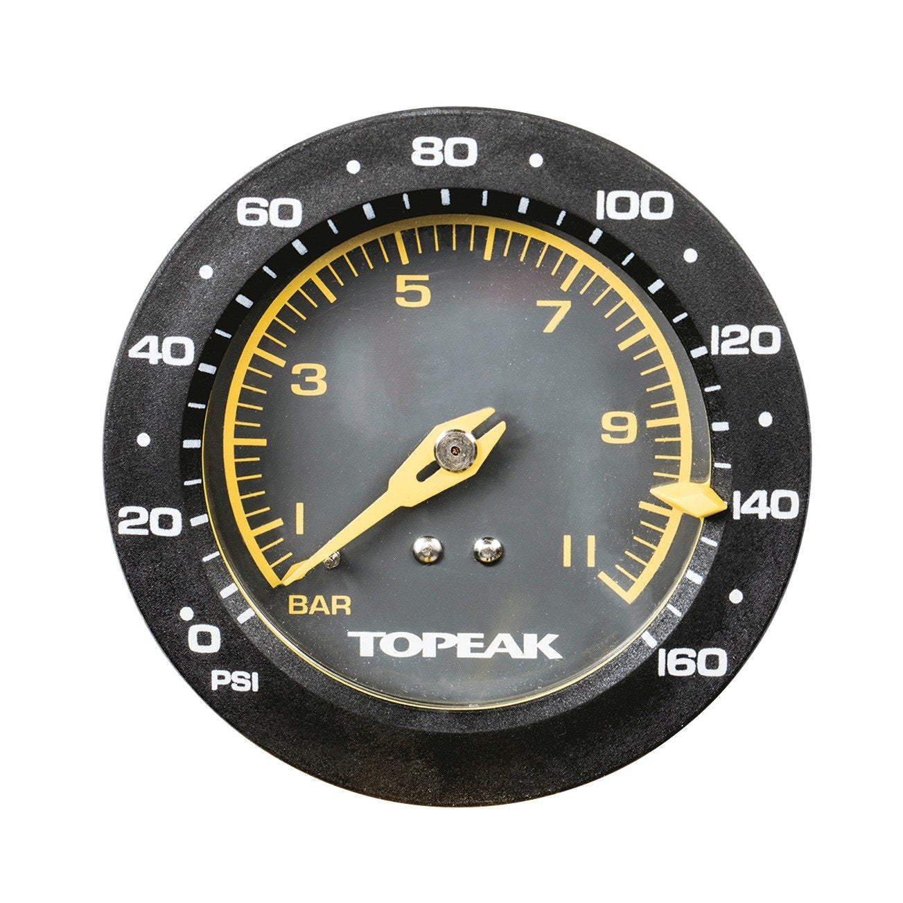 Topeak JoeBlow Sport III Floor Pump - 160psi High Pressure Gauge, Yellow
