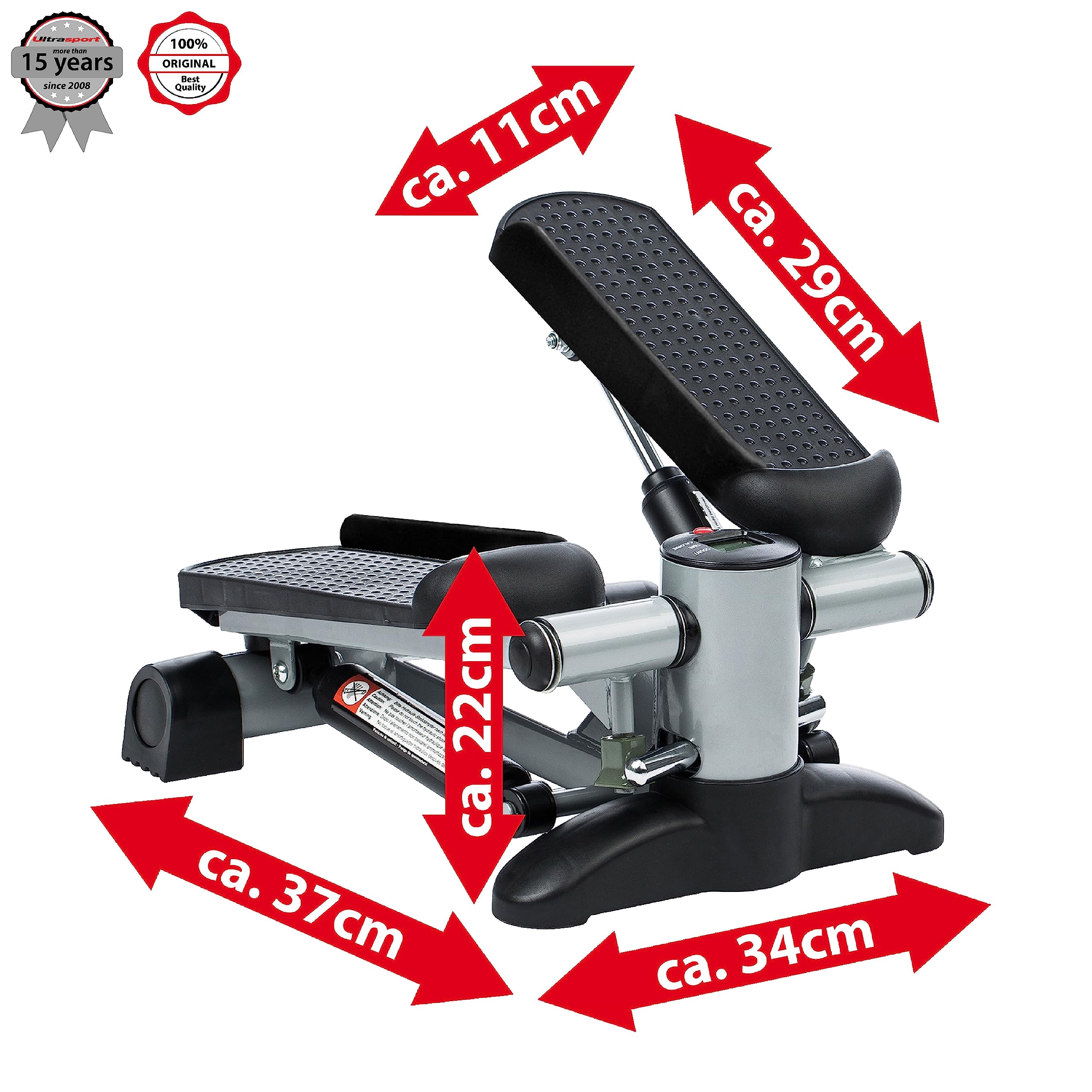 Ultrasport Swing Stepper – Compact Home Trainer with Training Computer
