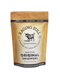 Raging Bull Original Droewors – Grass Fed Beef Drywors Sticks, 250g