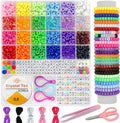 1100 Pcs Pony Beads Kit – 24 Colors for Kandi Jewelry Making