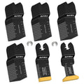 Meff-Mluk 50PCS Titanium Oscillating Tool Blades for Wood and Metal