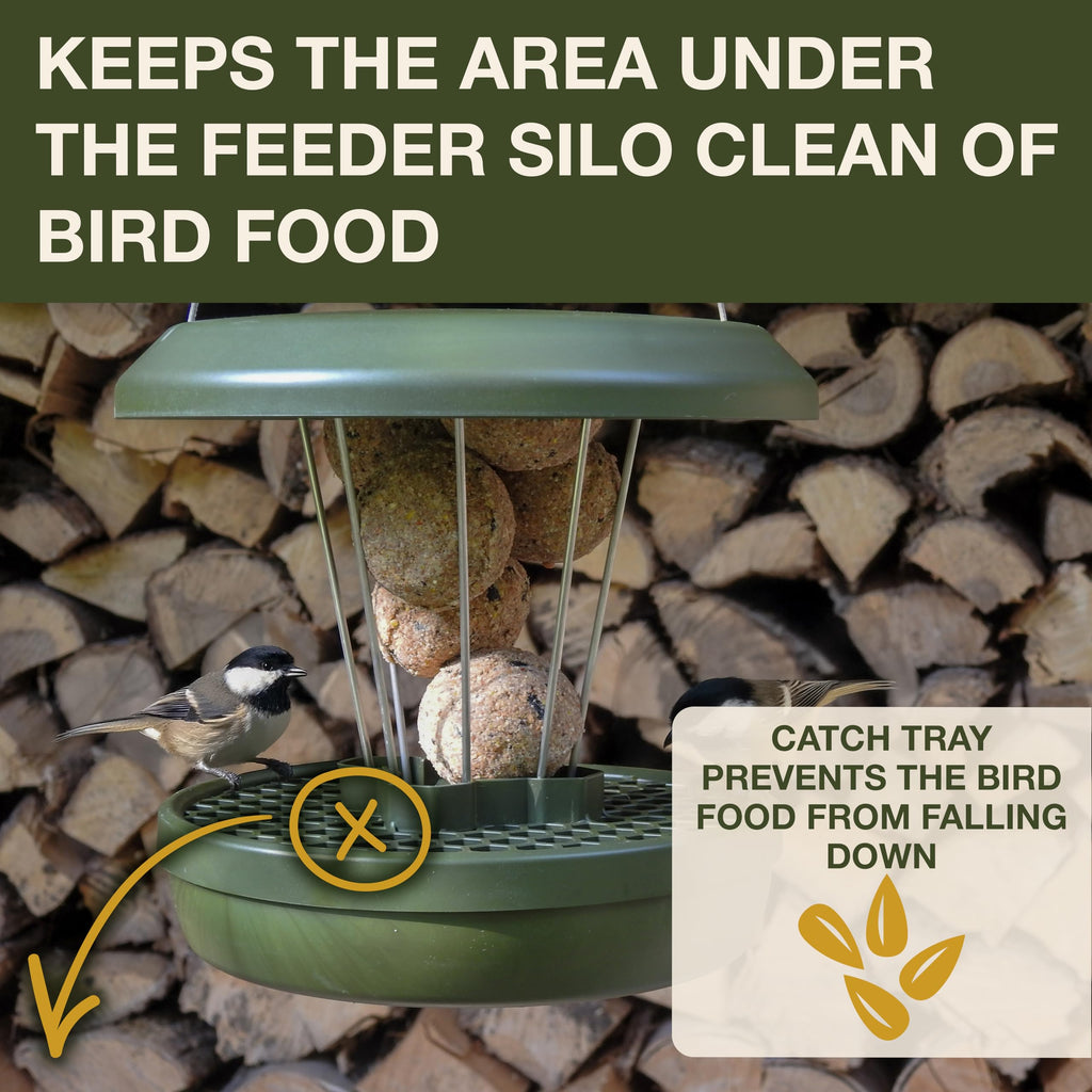 Jolof Store Lucerne Smart Bird Feeder – Rat Proof Hanging No Mess Station