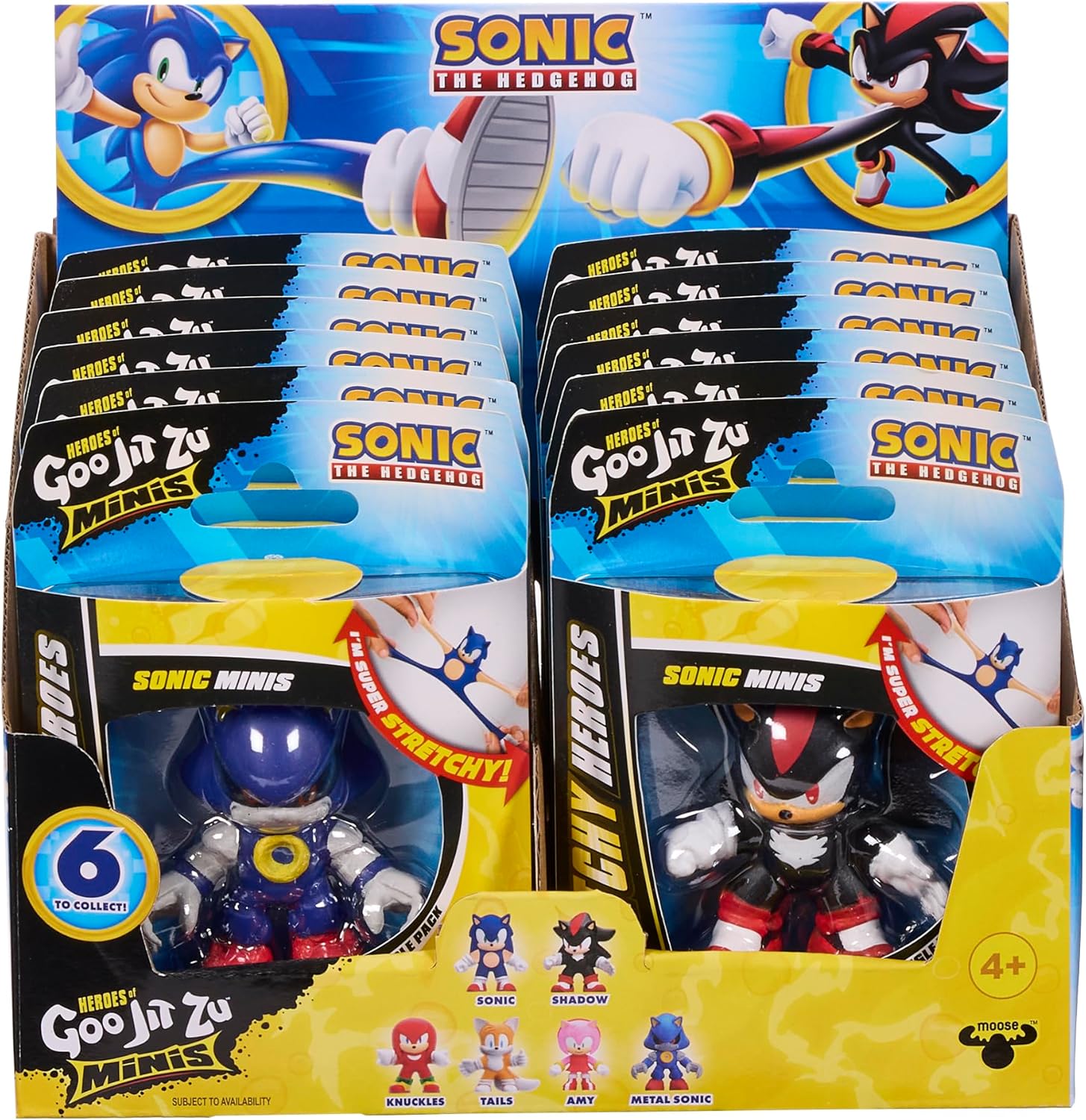 Heroes of Goo Jit Zu Sonic Minis – Stretchy Action Figures, Season 4