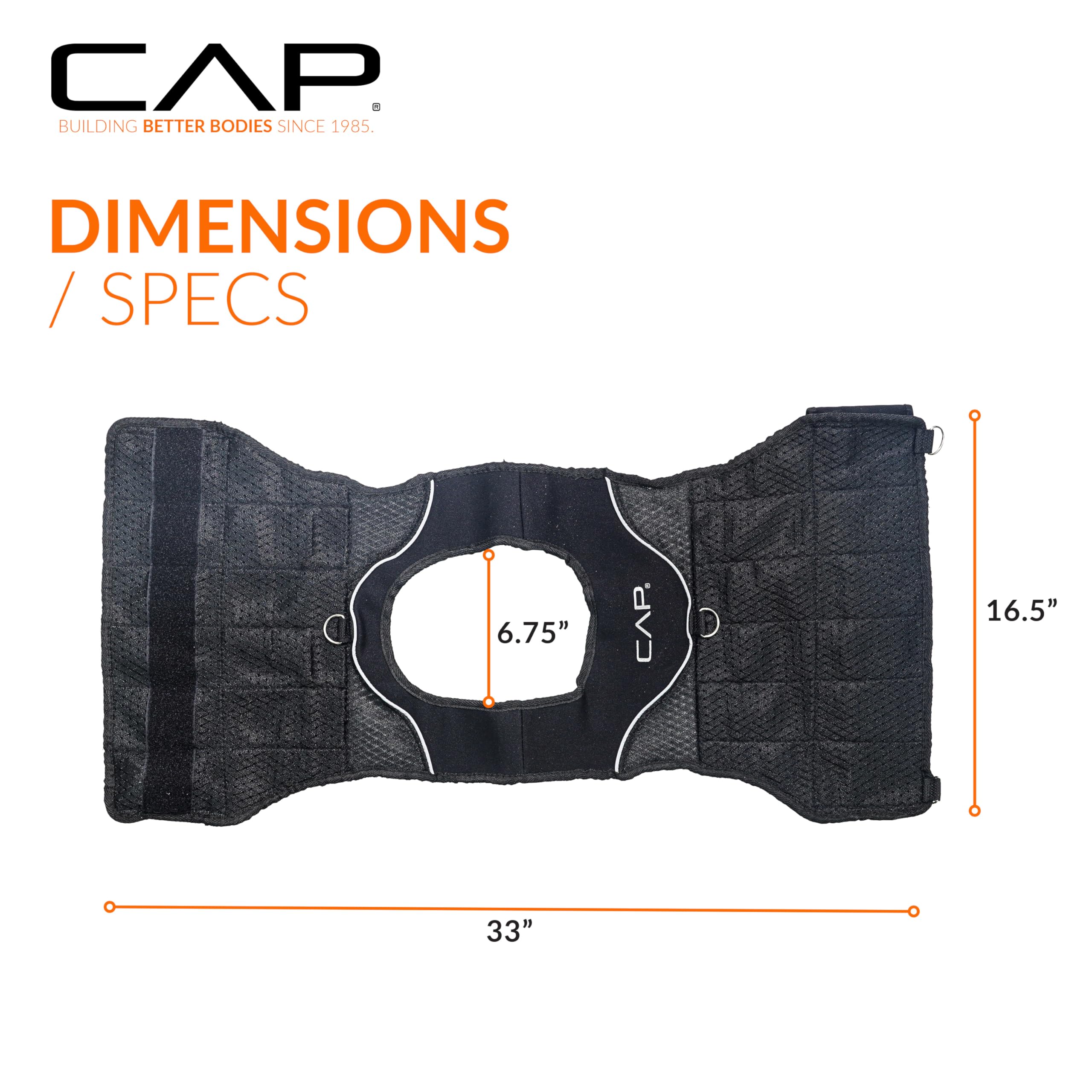 Cap Barbell Adjustable Weighted Vest | 20-Pound Breathable Mesh Vest
