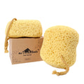 myHomeBody Large Foam Bath Sponge - Curvy Body Loofah Scrubber, 2 Pack