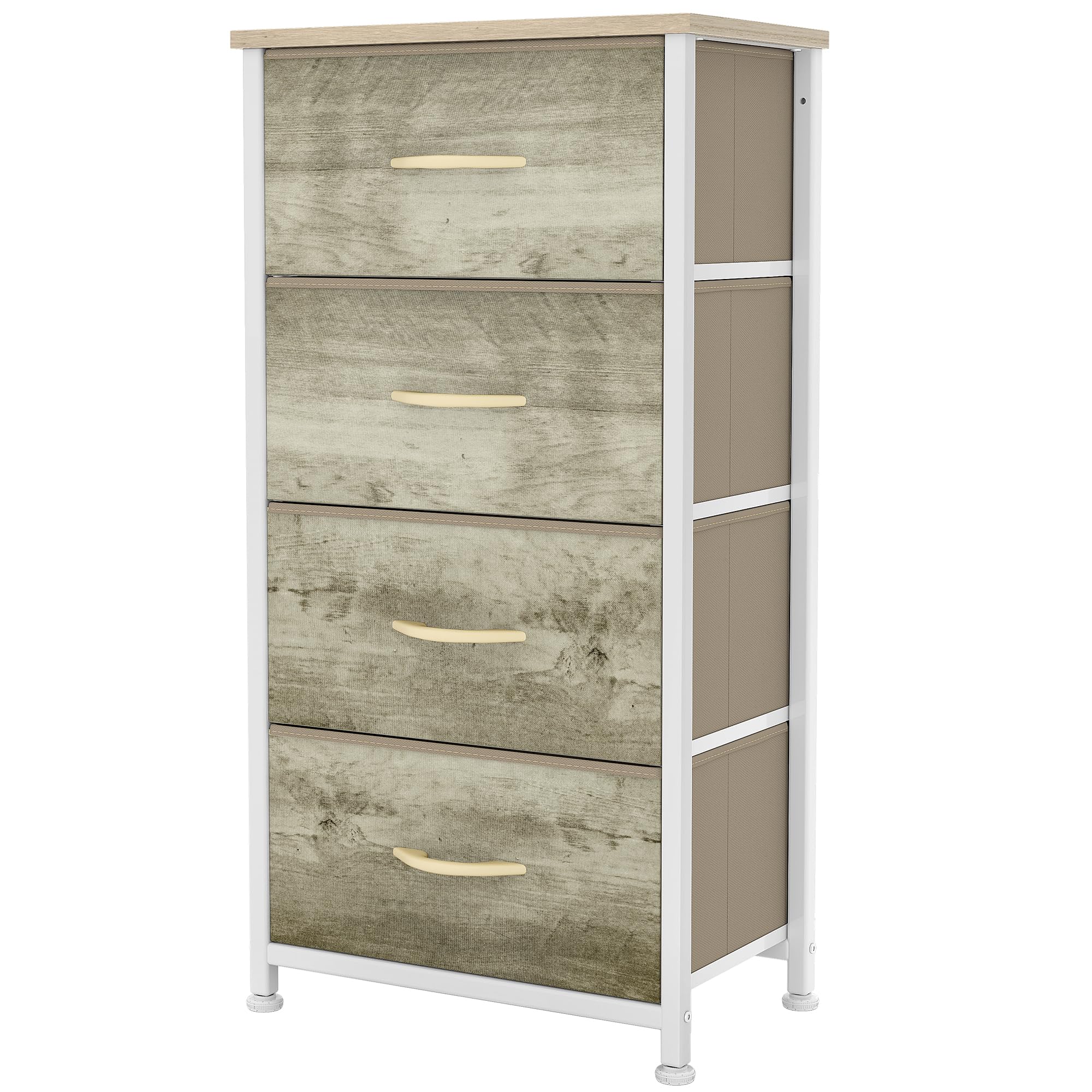 YITAHOME 4-Drawer Fabric Storage Dresser | Small Chest of Drawers
