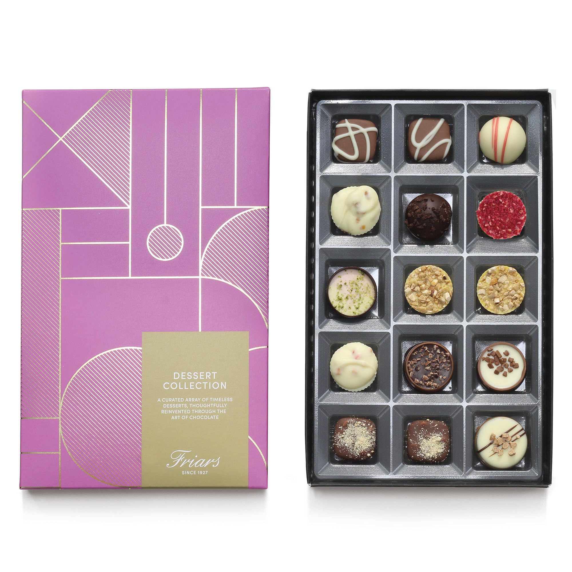 Friars Desserts Luxury Chocolate Box - 15 Premium Pudding Favourites