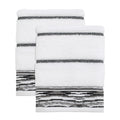 Nicole Miller Hand Towels – 100% Cotton Sydney Collection, Set of 2