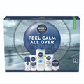 NIVEA MEN Feel Calm Skincare Gift Set - 5 Piece Sensitive Grooming Kit