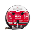 Briggs and Stratton 50ft Heavy-Duty Rubber Garden Hose – Black