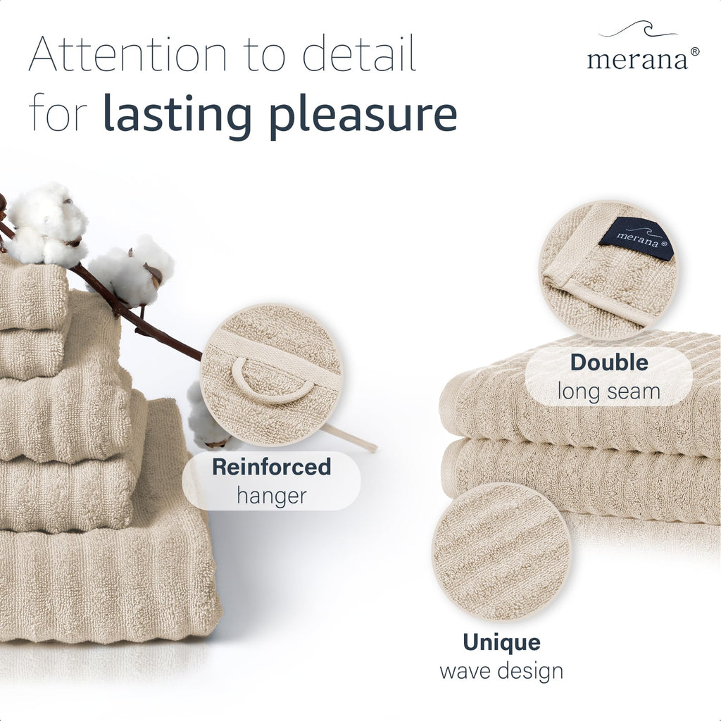 Merana OSLO towel set | quick-drying, soft & lint-free | terry luxury quality | 100% cotton terrycloth | OEKO-TEX | 590 GSM - image 3