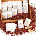 Tenare Wedding Confetti Kit | 100 Sets Dried Rose Petals & Glassine Bags