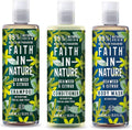 Faith In Nature Seaweed & Citrus Shampoo, Conditioner & Body Wash Trio