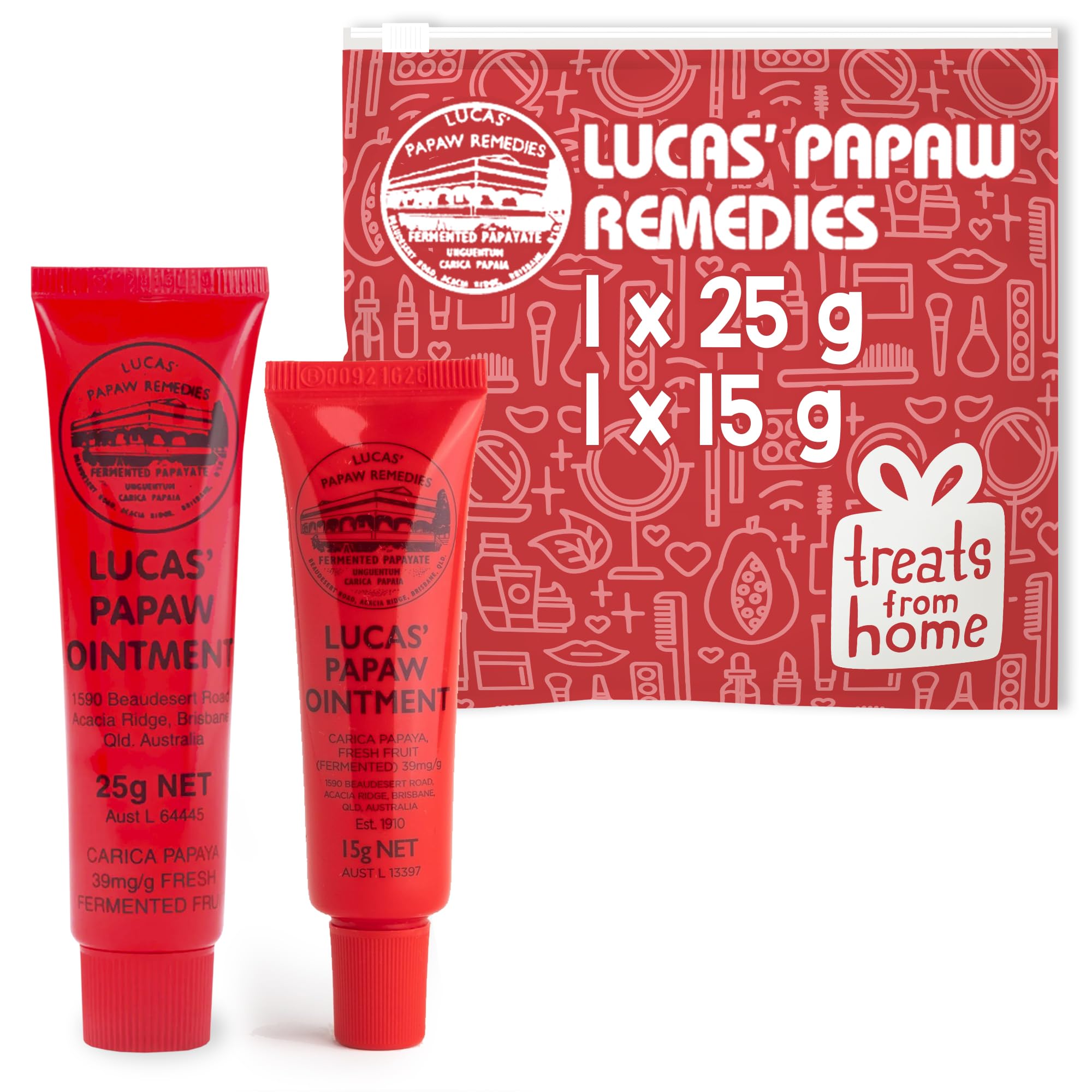 Lucas Pawpaw Ointment - Natural Australian Lip Balm & Skin Cream (15g & 25g)