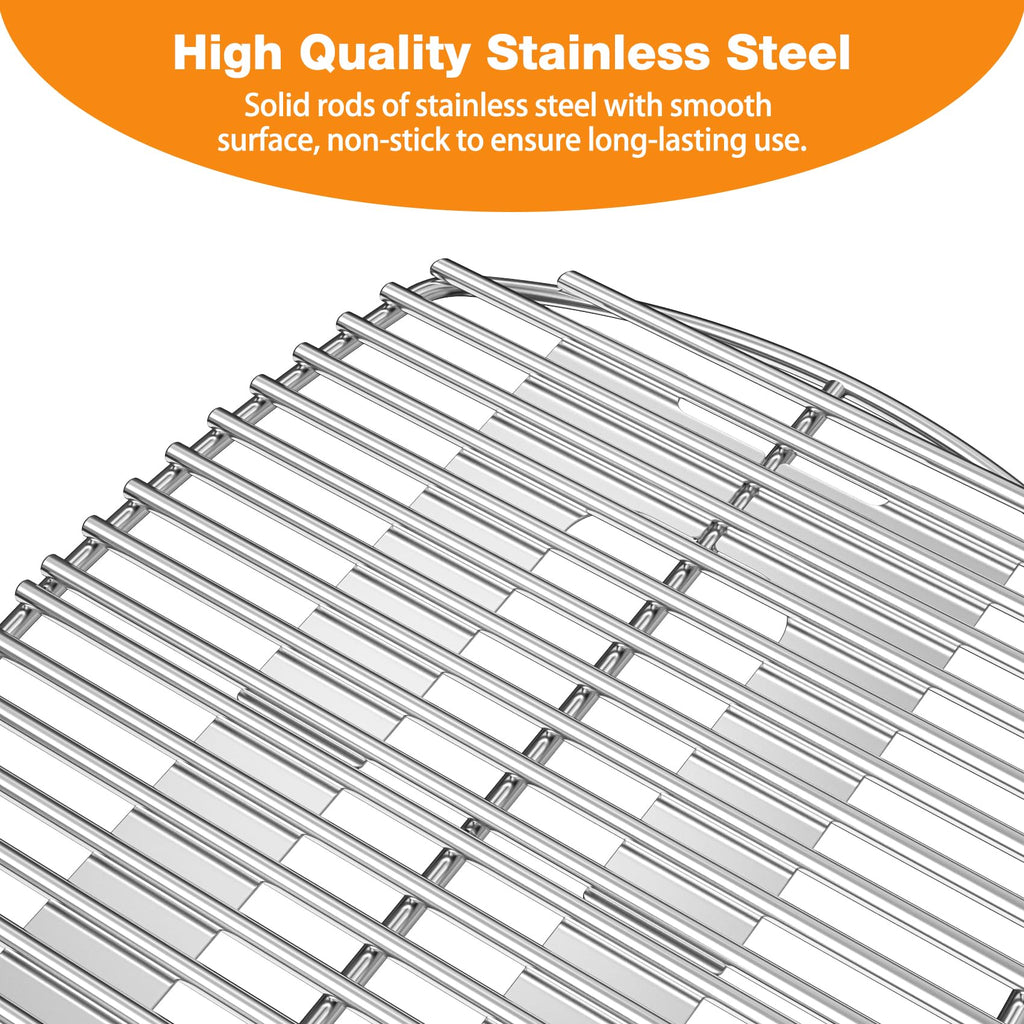 Onlyfire Stainless Steel Cooking Grate for Weber Q1000 Q1200 Q1400