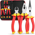 Effektwerk 3pc Electricians Pliers Set | Insulated VDE Heavy-Duty