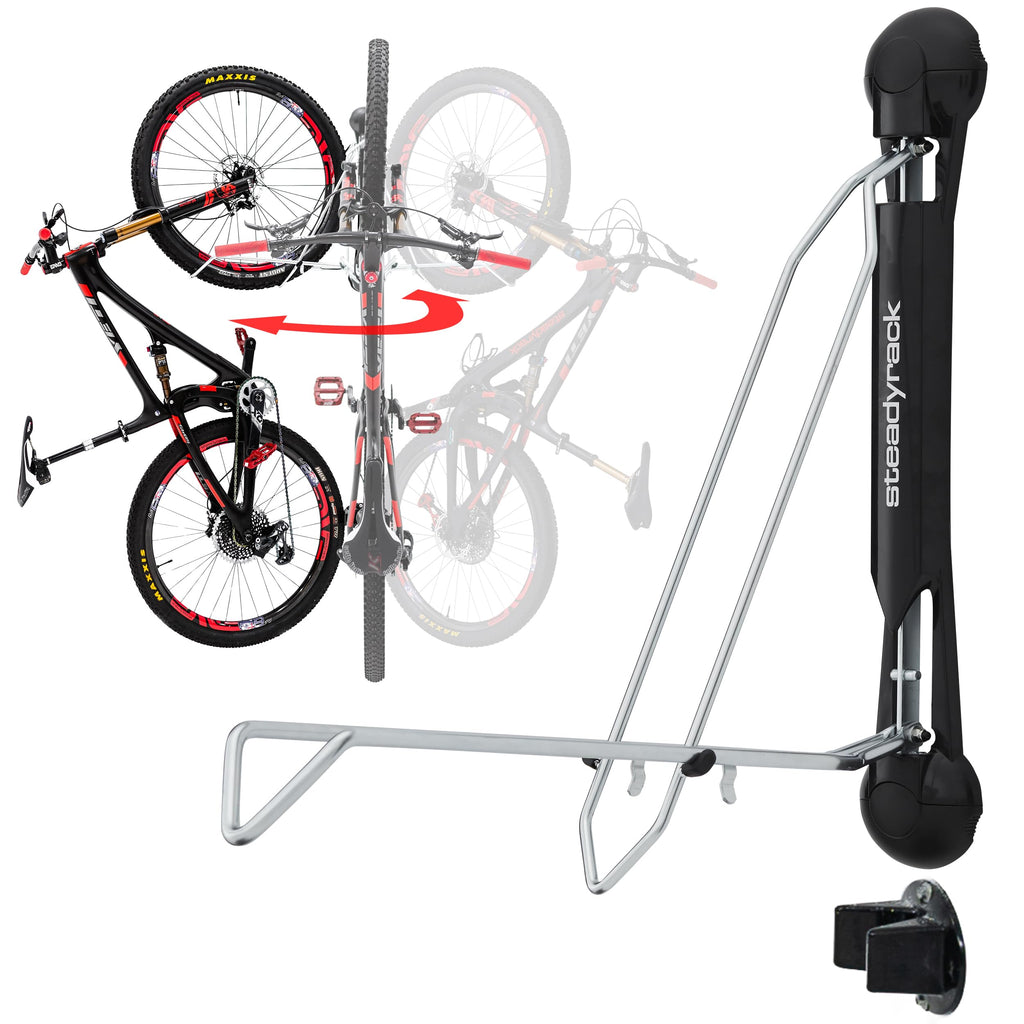 Steadyrack Mountain Bike Rack – Wall Mounted Steel Storage for MTB