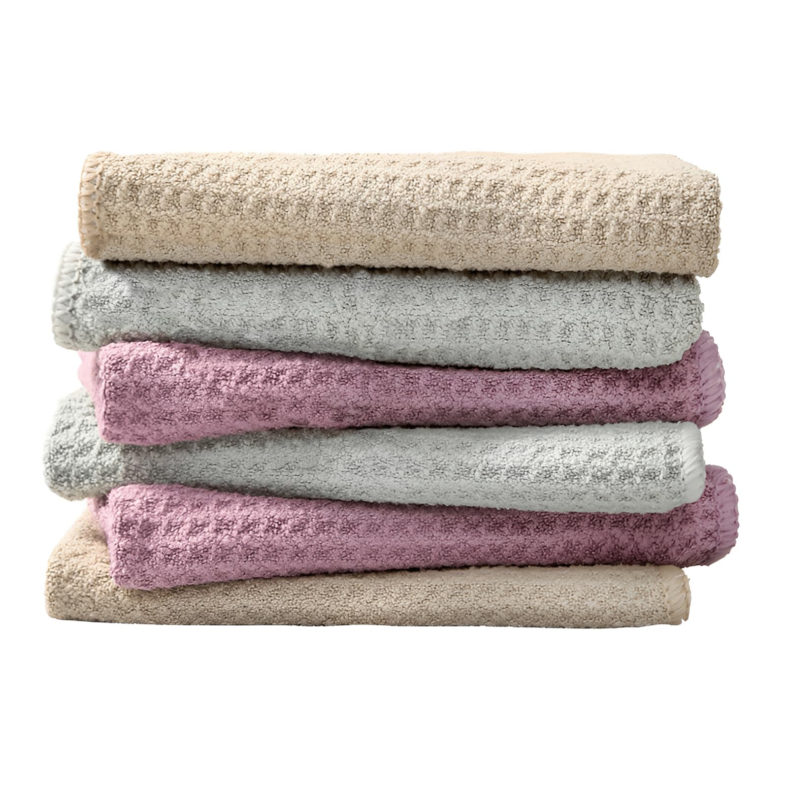 EURSPEUNG Microfibre Cleaning Cloths – 6 Pack, 30x30cm All-Purpose Towels