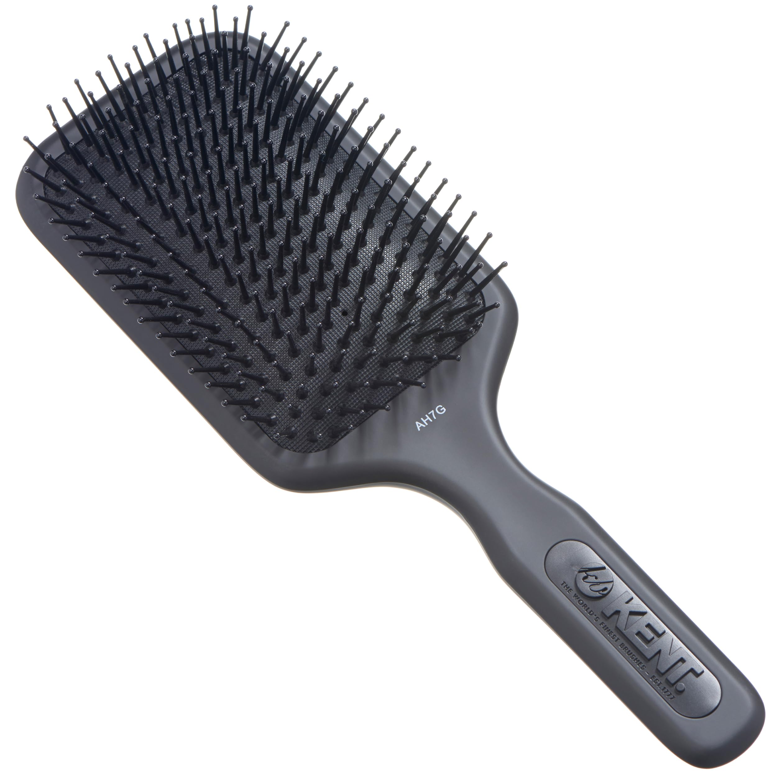 Kent AirHedz Extra Large Paddle Hair Brush – Detangling Phat Pin Grey