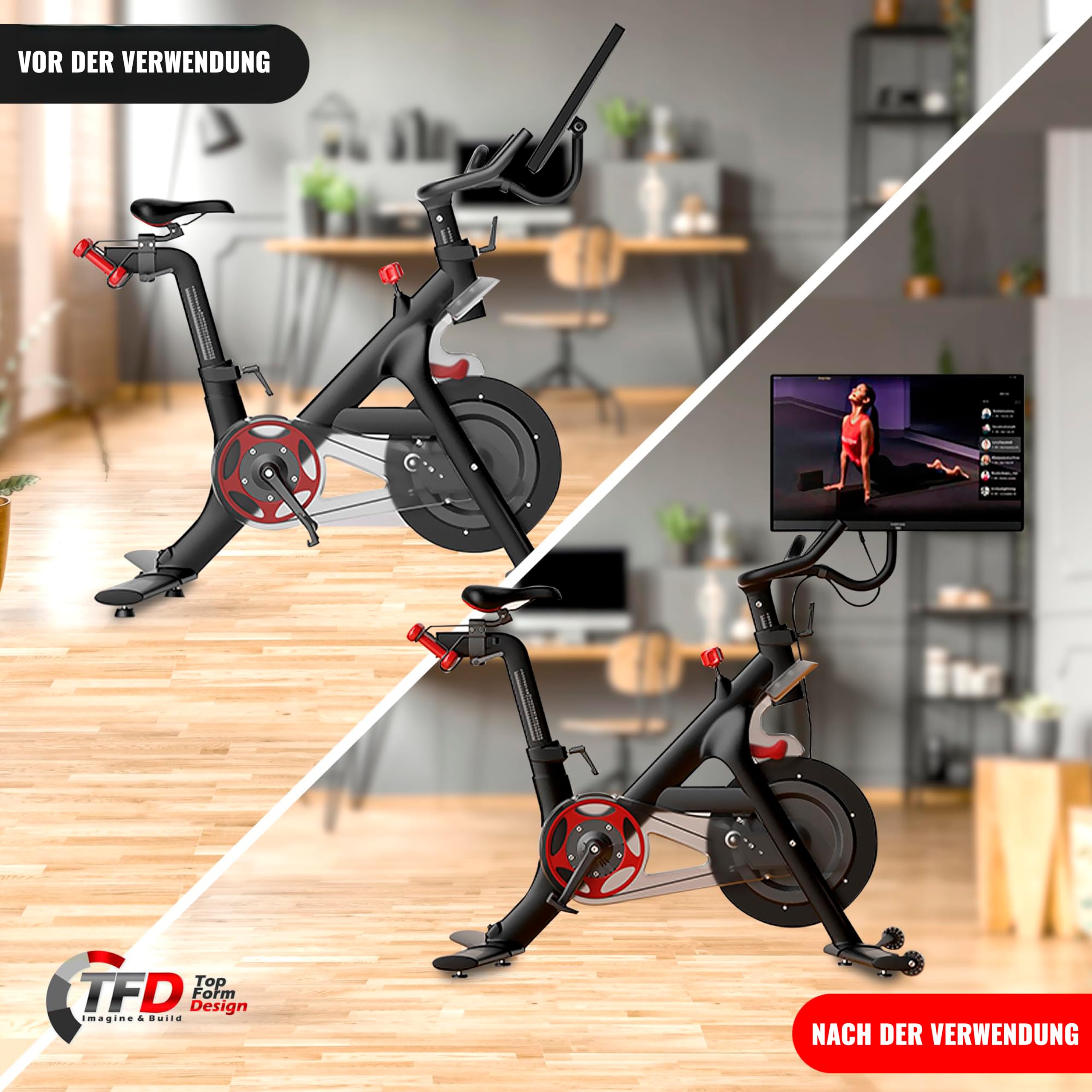 TFD Pivot for Peloton Bike - 360 Swivel Screen Mount - Made in USA