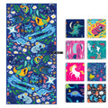 DARCHEN Microfiber Beach Towel – Quick Dry Sand-Free Travel Towel