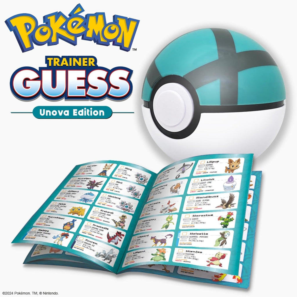 Pokemon Trainer Guess Unova Edition - Interactive Electronic Trivia Game