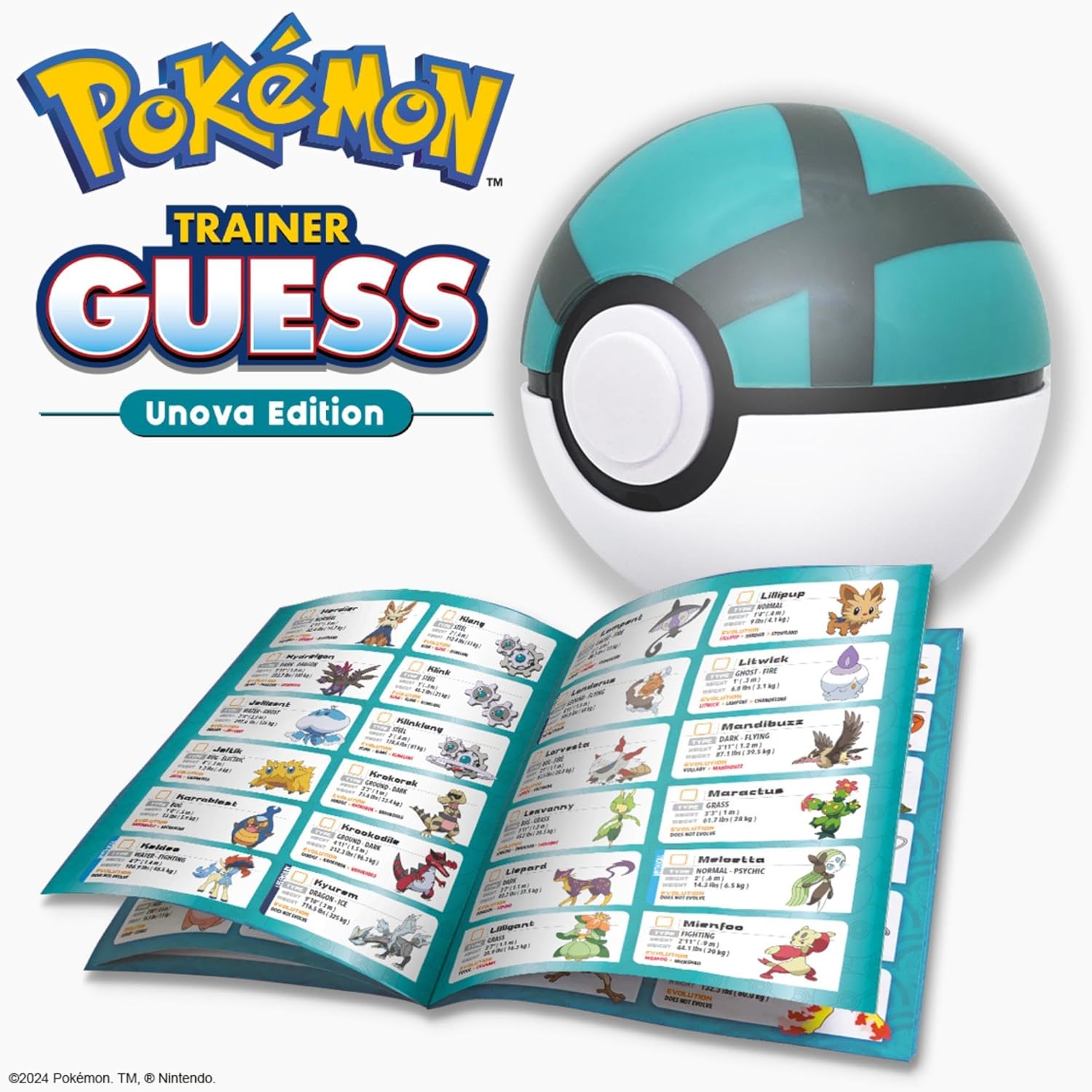 Pokemon Trainer Guess Unova Edition - Interactive Electronic Trivia Game