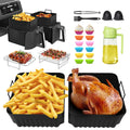 Verdenu 20 Pcs Air Fryer Accessories for Ninja Foodi Dual Zone 7.6L-9.5L