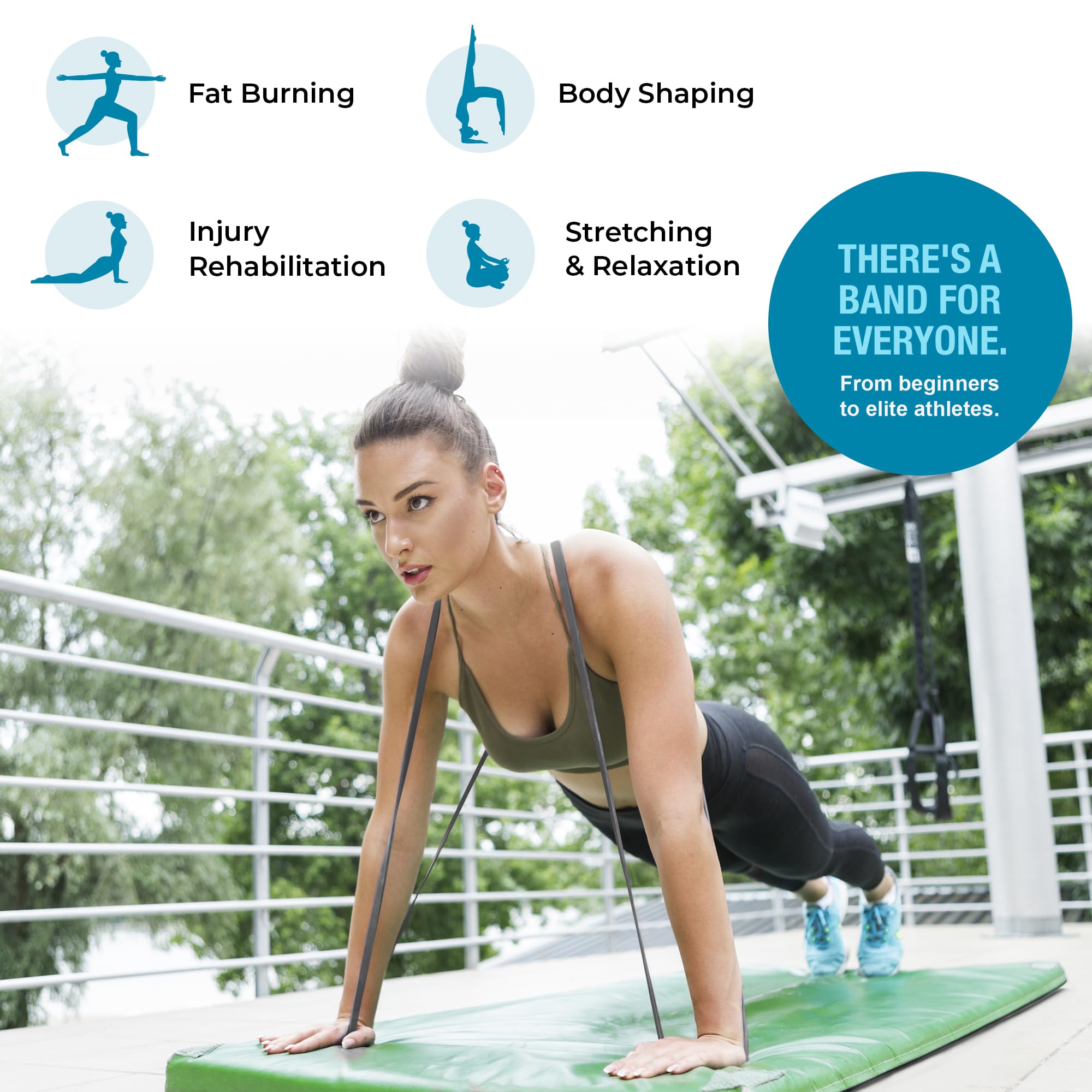Beenax Resistance Bands Set – Pull Up Assist Bands for Strength Training