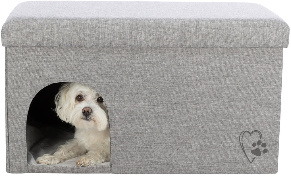 Trixie Kimy Cave – Foldable Woven Fabric Pet Bed for Cats and Dogs
