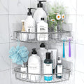 Orimade Corner Shower Caddy | SUS304 Stainless Steel Shelf, 2 Pack