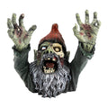 Design Toscano Zombie Gnombie Garden Gnome – Gothic Polyresin Statue