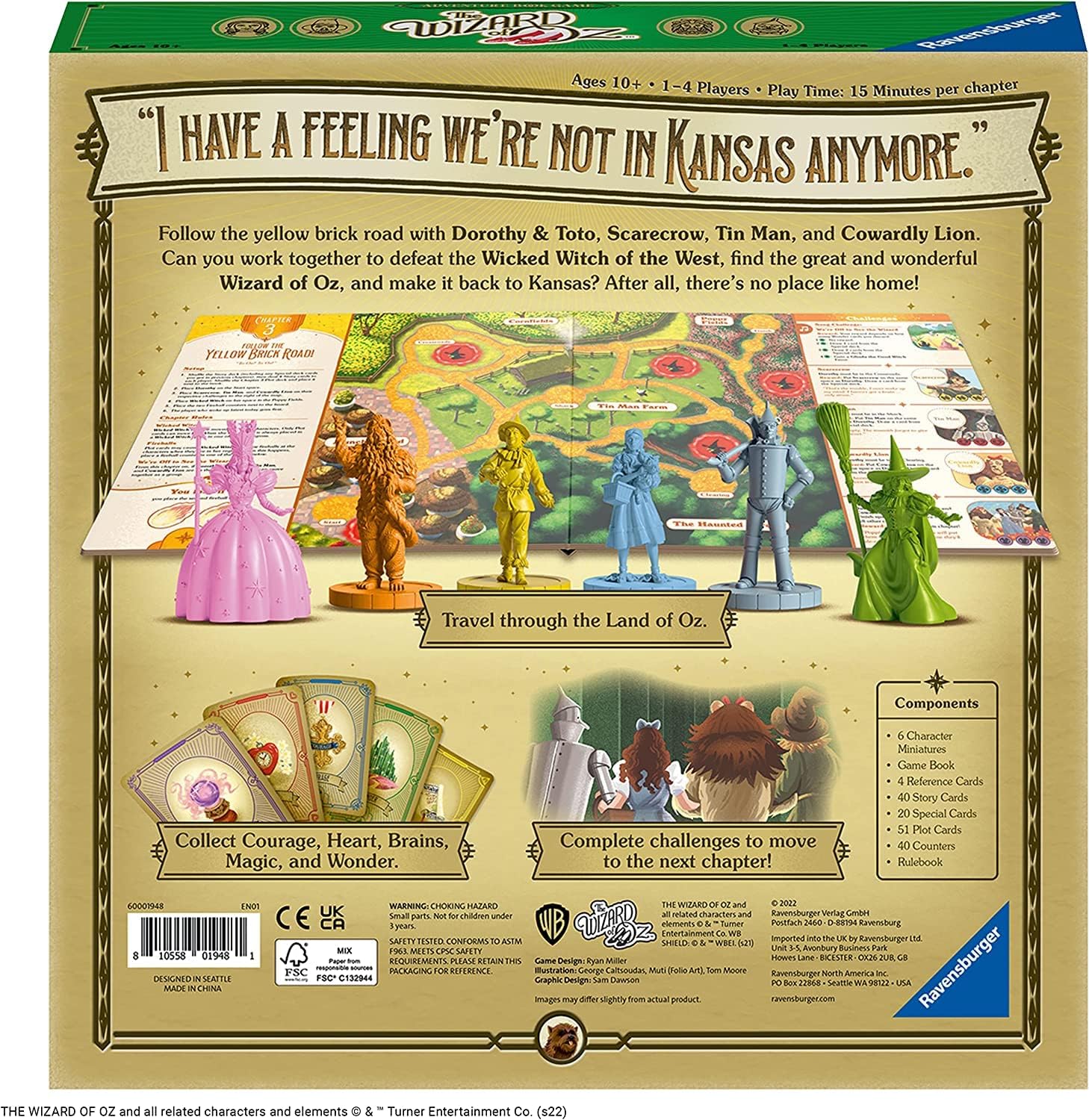 Snaps The Wizard of Oz Adventure Book Game – Family Strategy Board Game