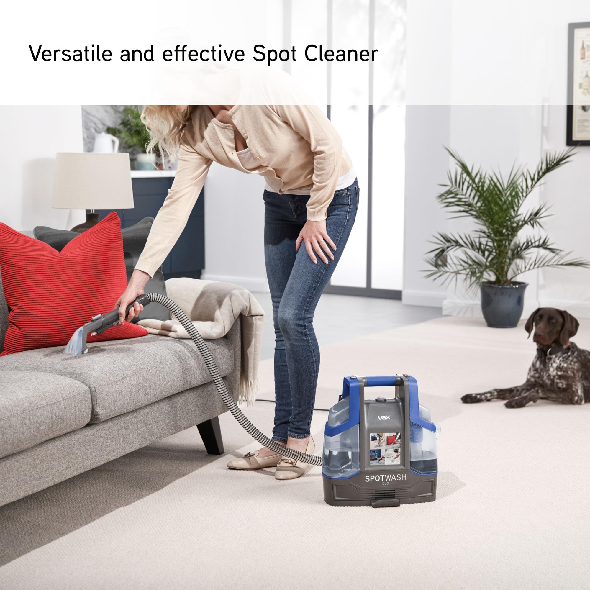 Vax SpotWash Duo Portable Carpet & Upholstery Cleaner with Pet Tool