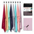 Snug Rug Microfibre Beach Towel – XL Sand Proof Quick Dry Sea Fog Mauve