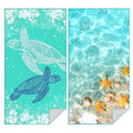 Microfibre Beach Towel 2 Pack | Quick Dry Sand Free Large