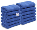 WovenWonder 100% Egyptian Cotton Face Cloths - 12 Pack Soft 500GSM Towels