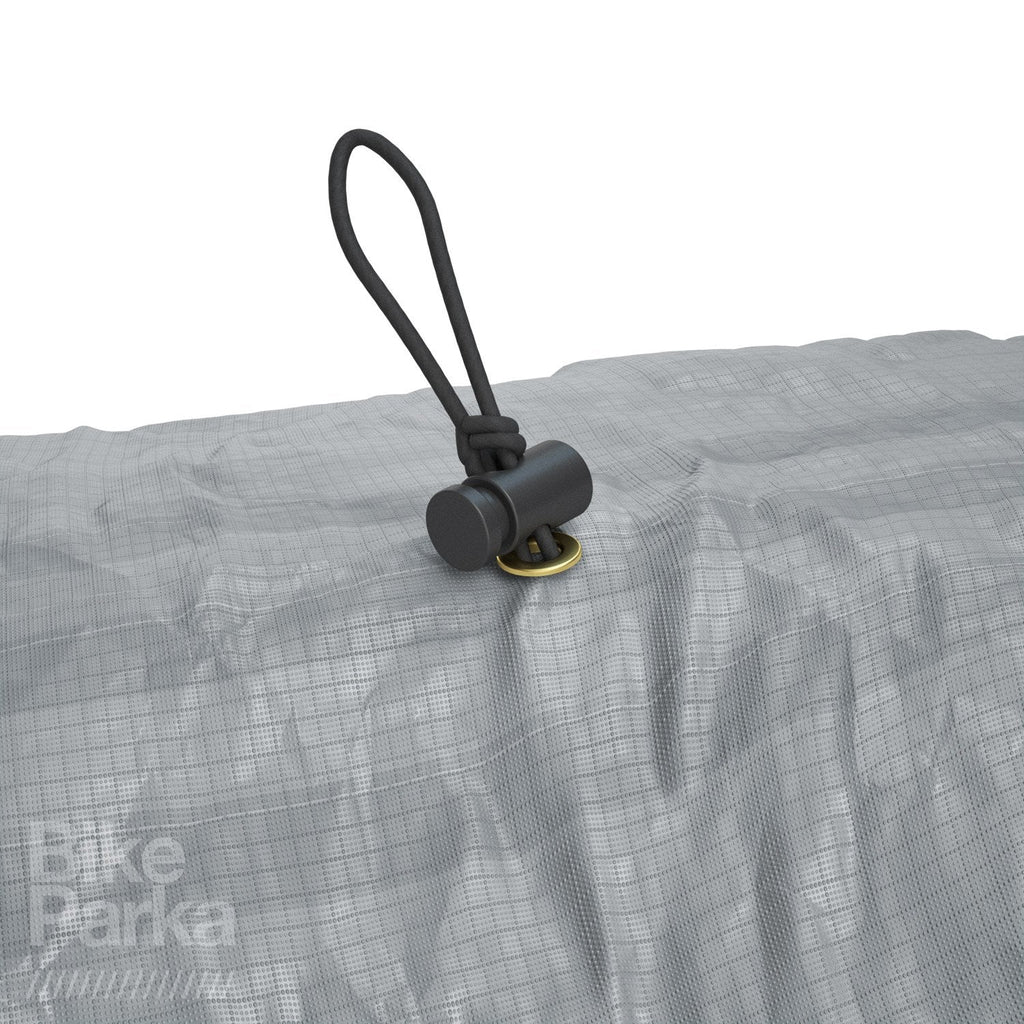 BikeParka STASH Waterproof Ripstop Bicycle Cover - Pavement Grey