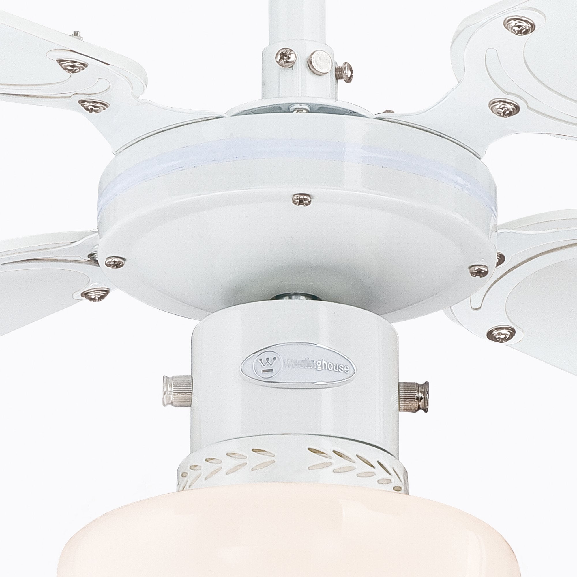 Westinghouse Portland 90cm Indoor Ceiling Fan | White & Beech Blades