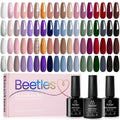 Beetles 36 Color Gel Nail Polish Kit with Base, Glossy & Matte Top Coat
