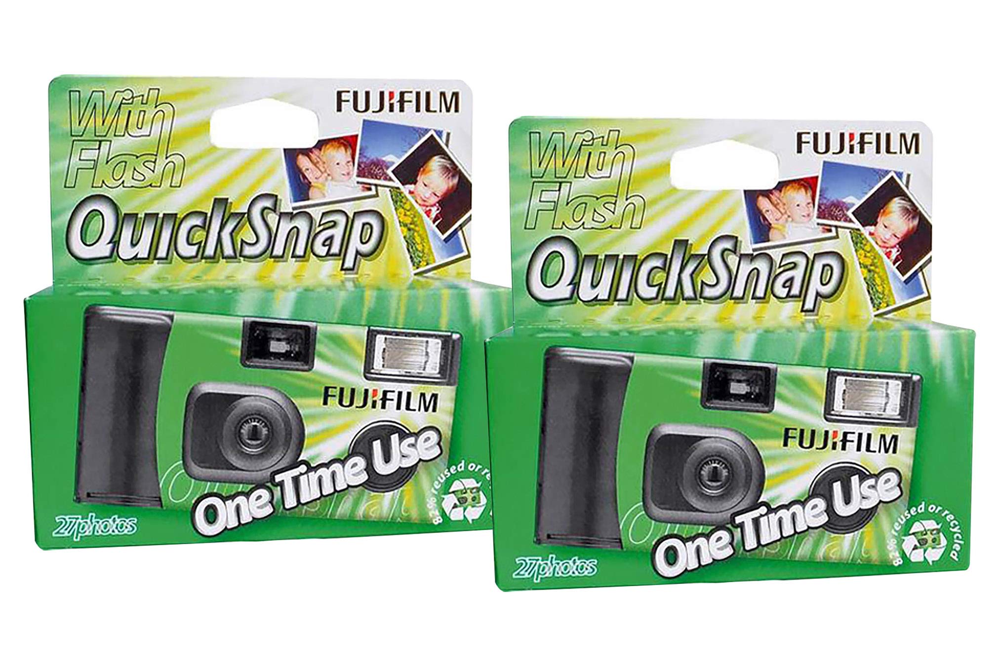 Fujifilm QuickSnap Disposable Camera - Superia 400 ISO - 27 Exp 2-Pack