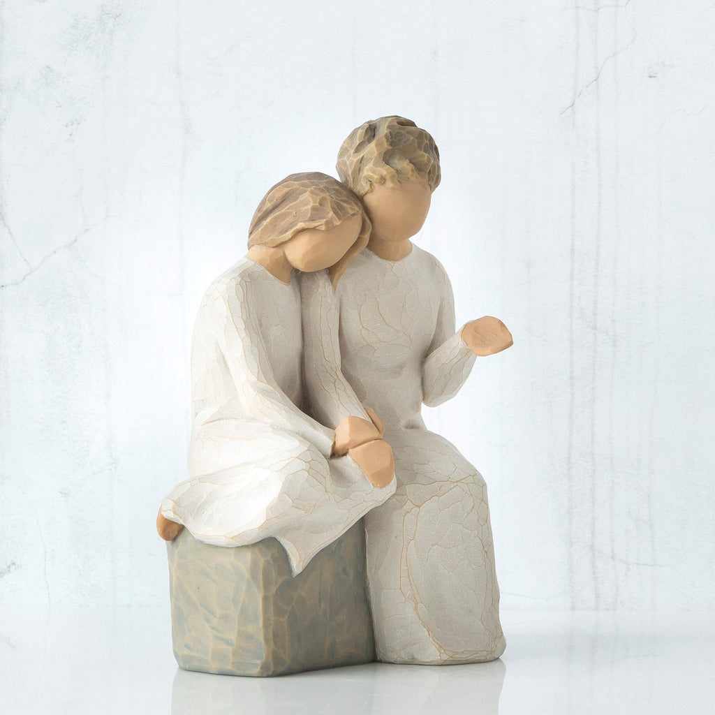 Willow Tree With My Grandmother Figurine – Hand-Painted Resin Sculpture