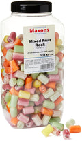 Maxons Mixed Fruit Rock – Traditional Boiled Sweets Candy Jar