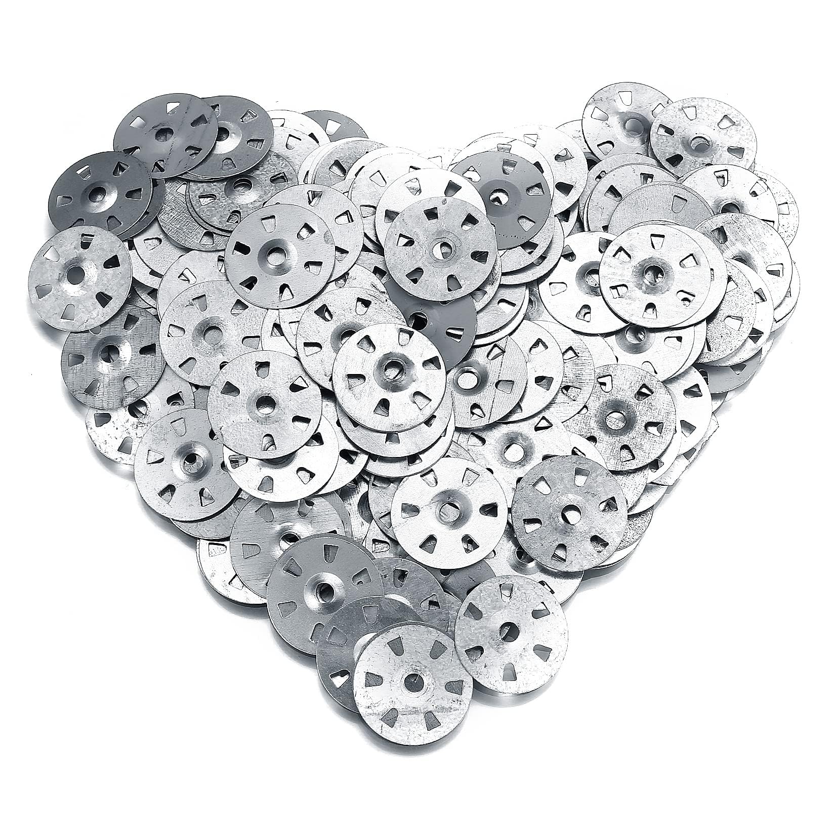 Jolof Store 600 Pcs Galvanised Steel Insulation Washers | 35mm Diameter