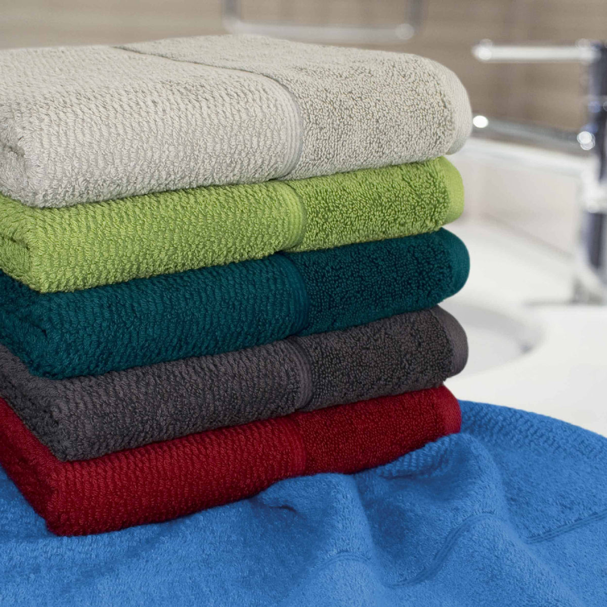 Frottana Pearl hand towel 50 x 100 cm, 100% cotton, graphite