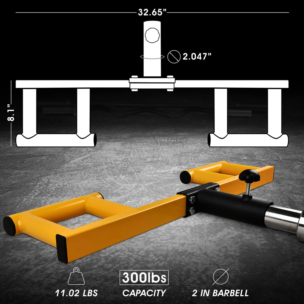 Yes4All Viking Press Landmine Handle Attachment for 2" Olympic Barbell