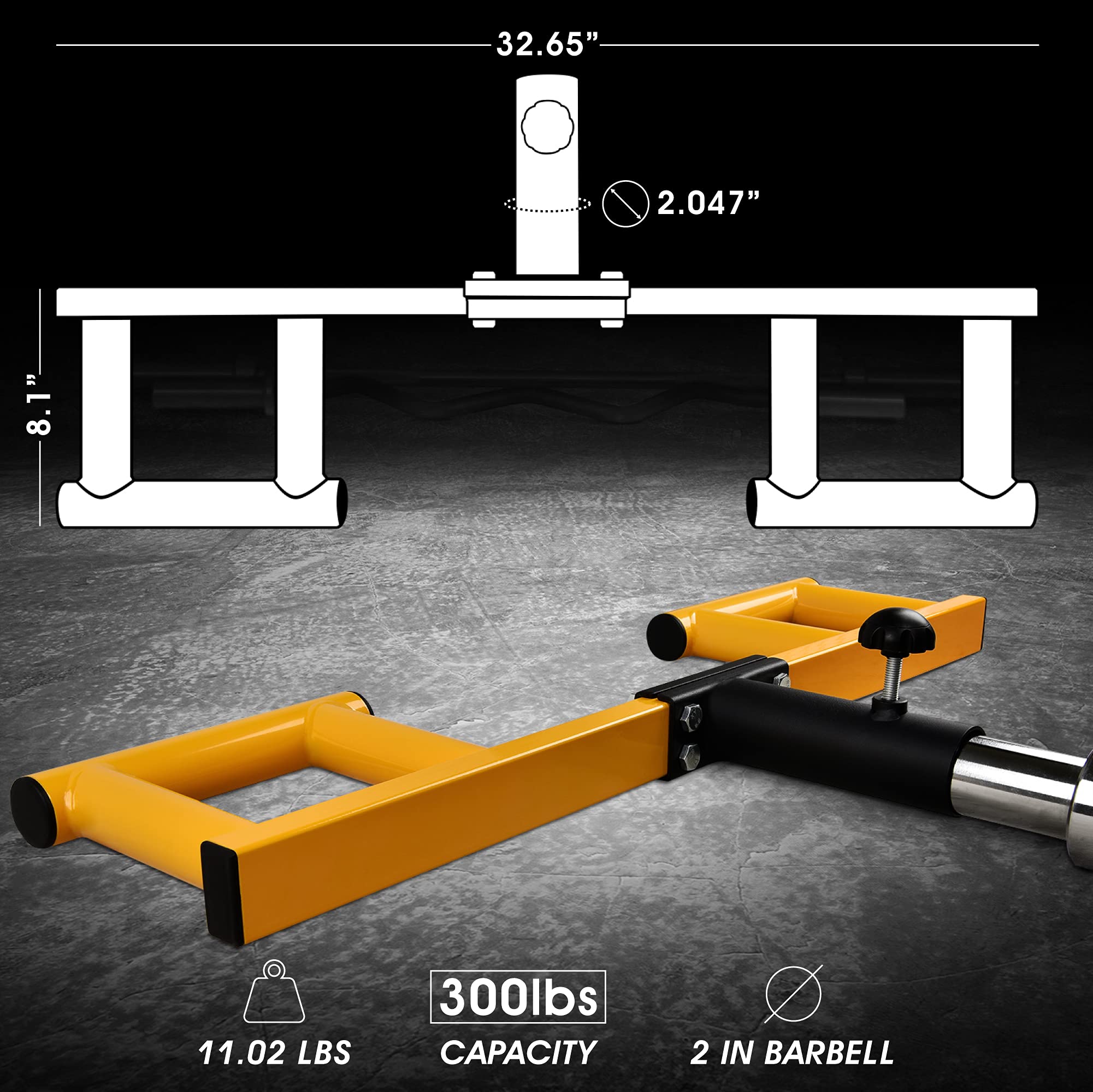 Yes4All Viking Press Landmine Handle Attachment for 2" Olympic Barbell