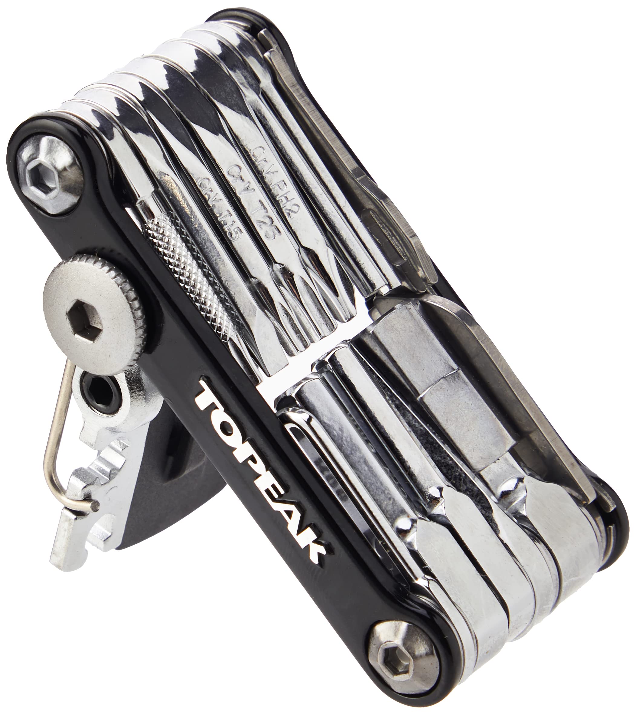 Topeak PT30 Mini Tool – 30 Function Precision Bike Multitool, Black