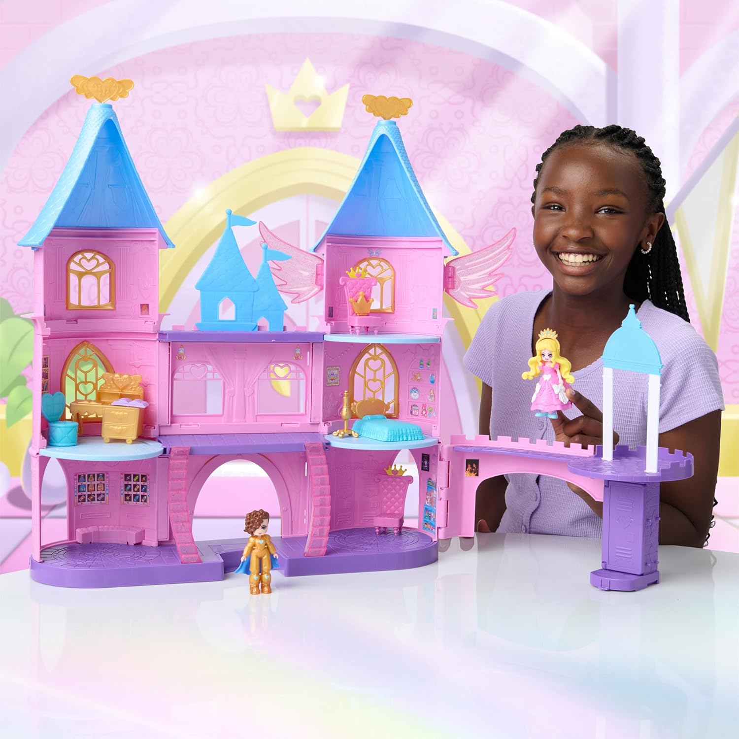 Royale High Castle Campus Playset with 2 Exclusive Dolls by Jazwares